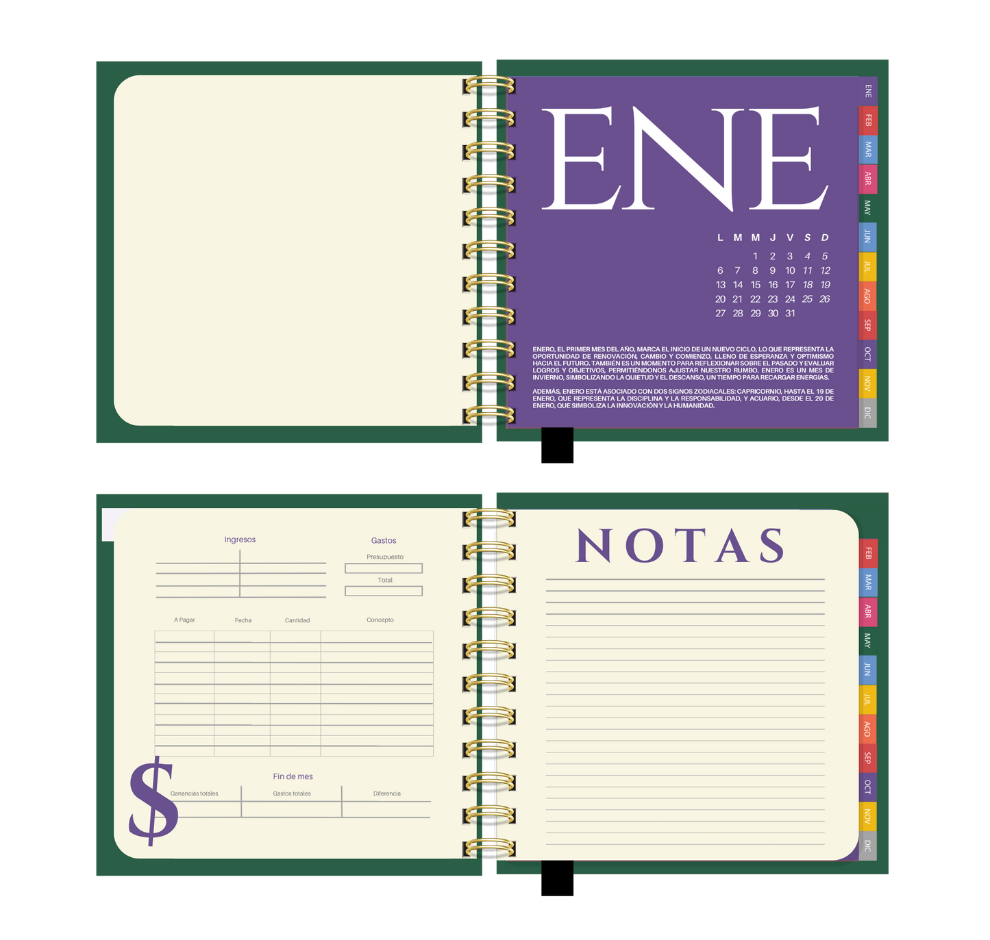 Agenda Semanal 2025 "INICIAL"