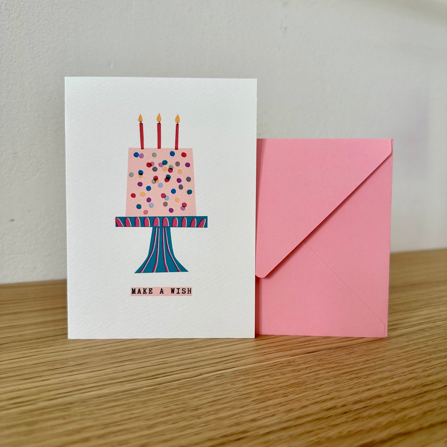 Tarjeta "Make a wish"