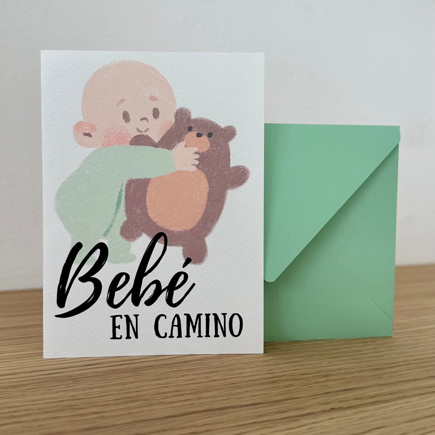 Tarjeta "Bebé en camino"