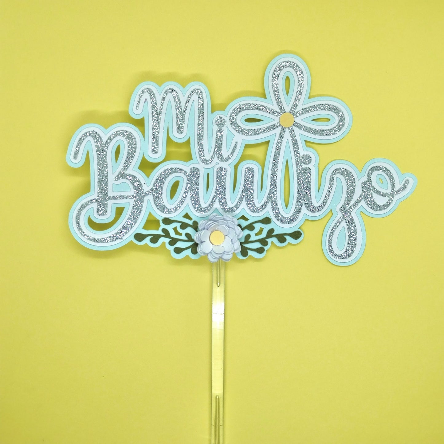 Cake Topper "Mi bautizo"