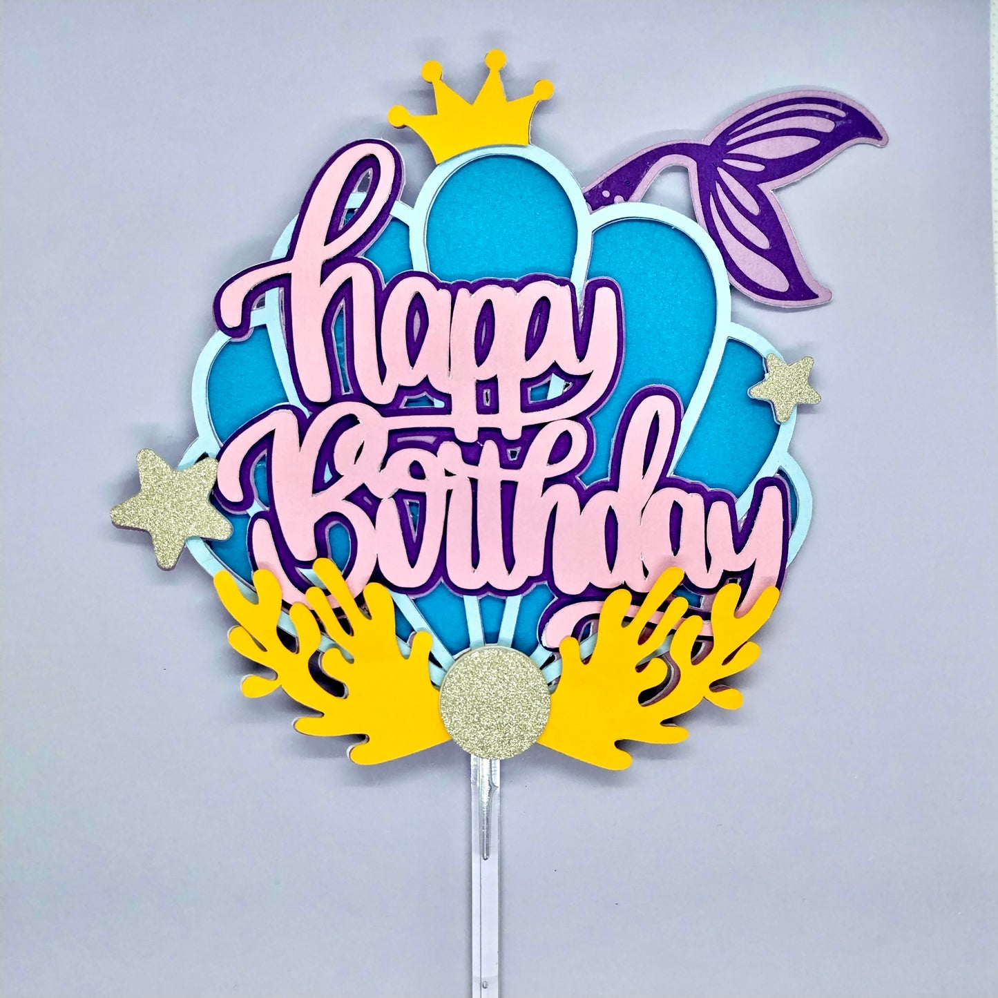 Cake Topper "Bajo el mar"