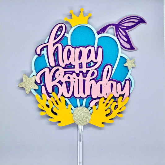 Cake Topper "Bajo el mar"