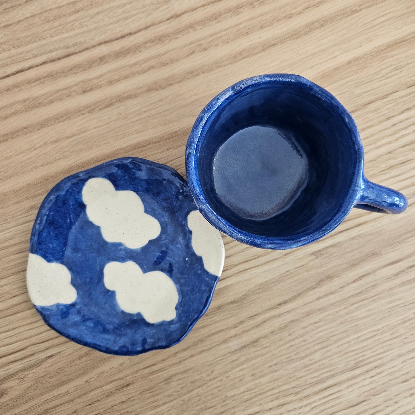 Taza + Platito Nube