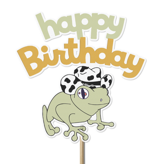 Cake Topper "Rana Vaquera"