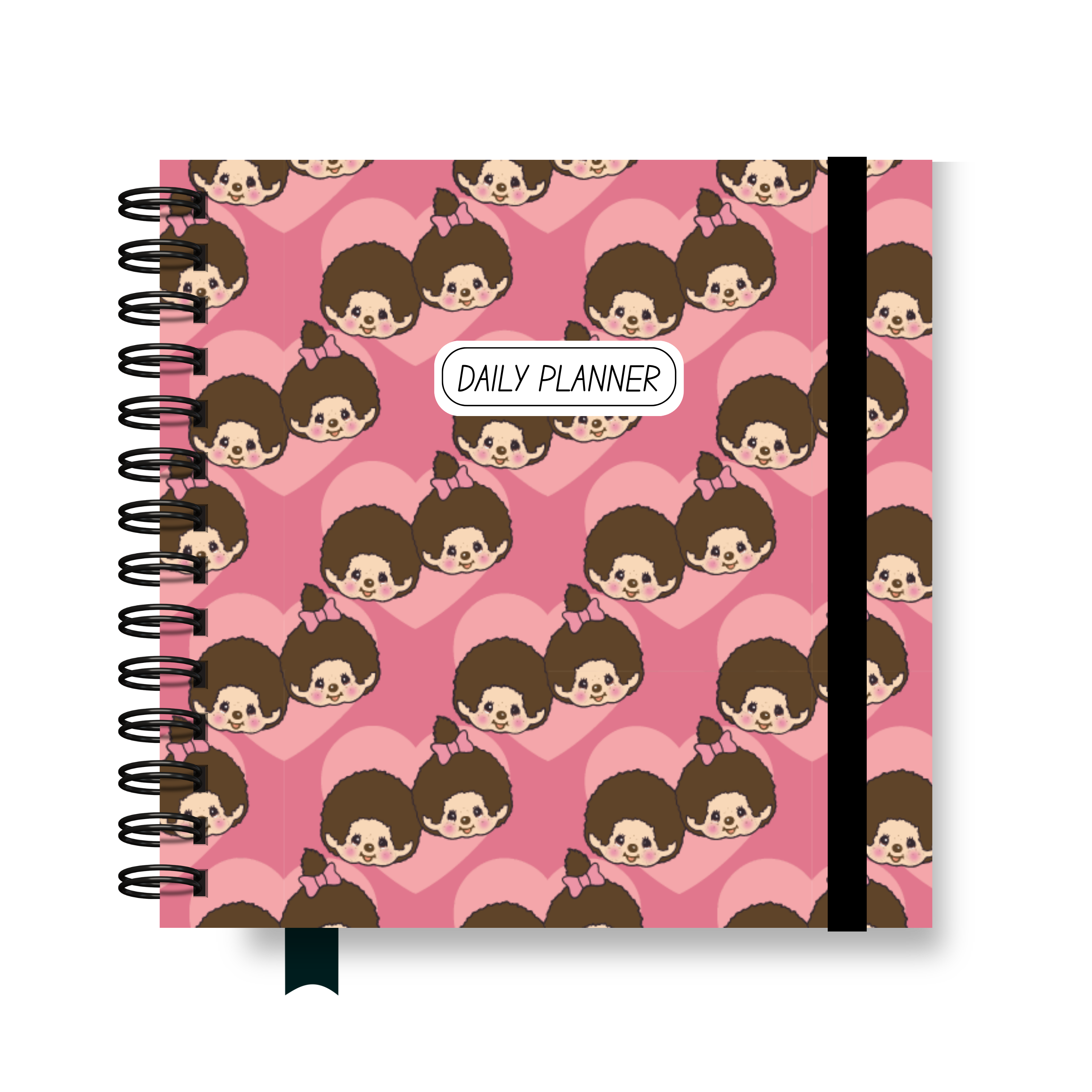 Daily Planner "Pink monchhichi"