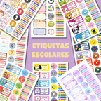 Etiquetas escolares personalizadas