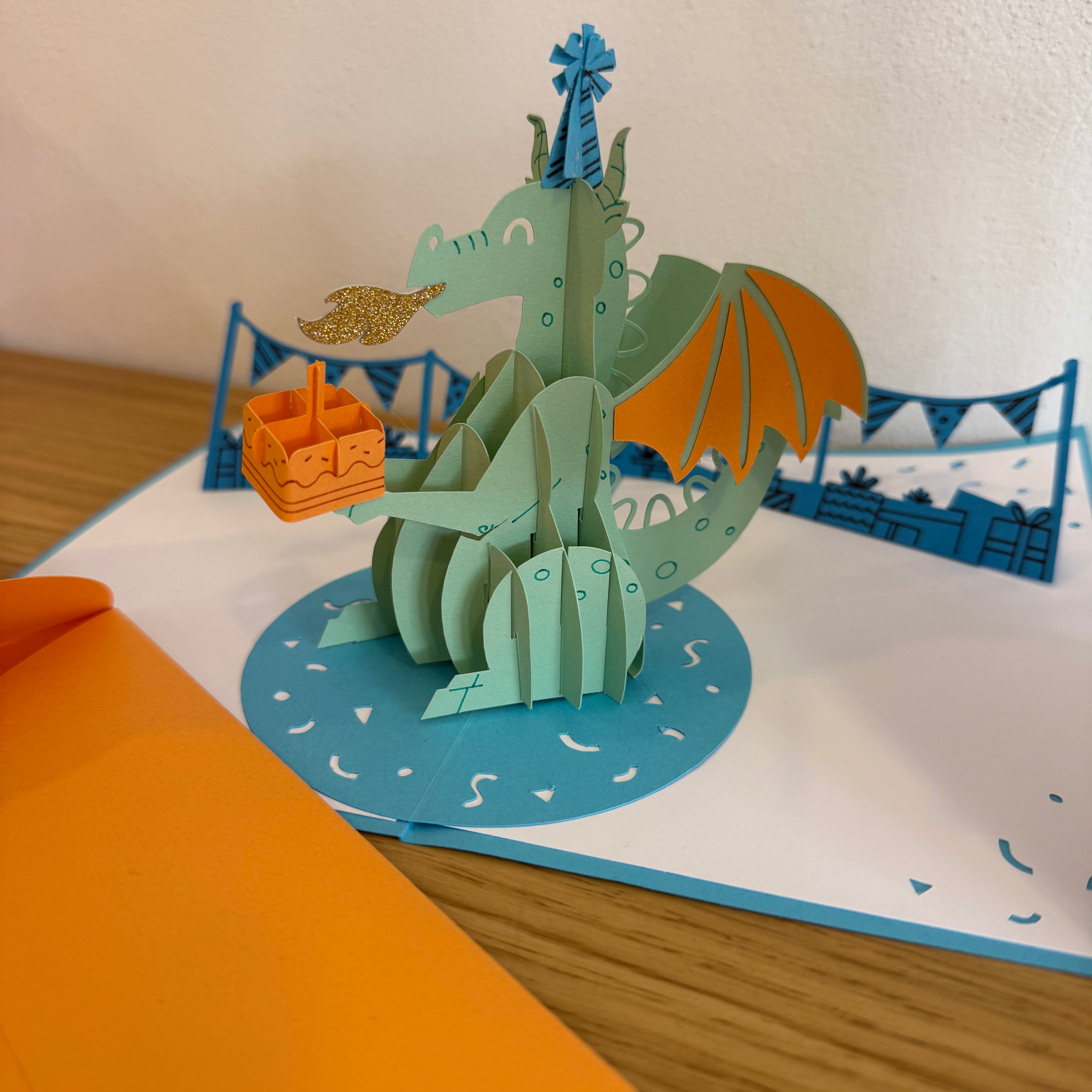 Tarjeta POP UP "Dragón"