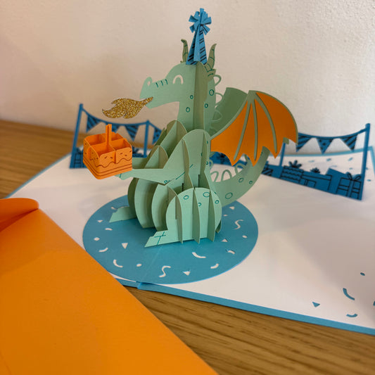 Tarjeta POP UP "Dragón"