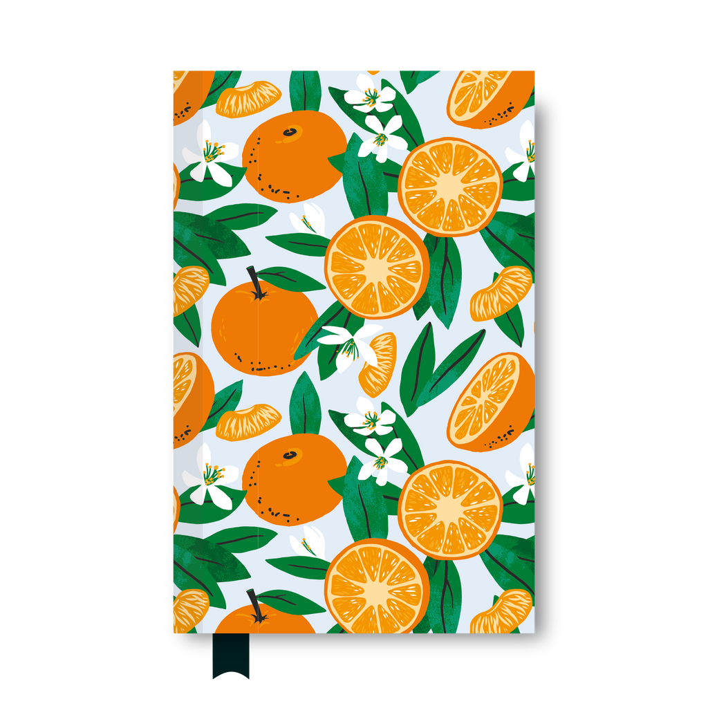 Libreta Media Carta "Naranjas"