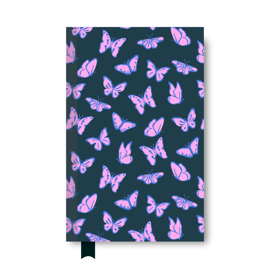 Libreta Media Carta "Mariposas"
