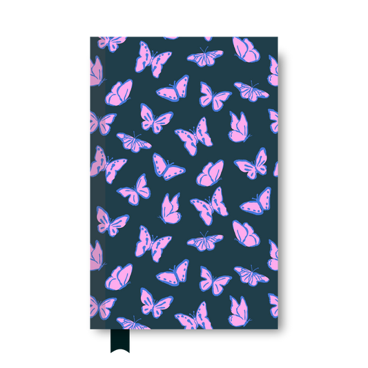 Libreta Media Carta "Mariposas"