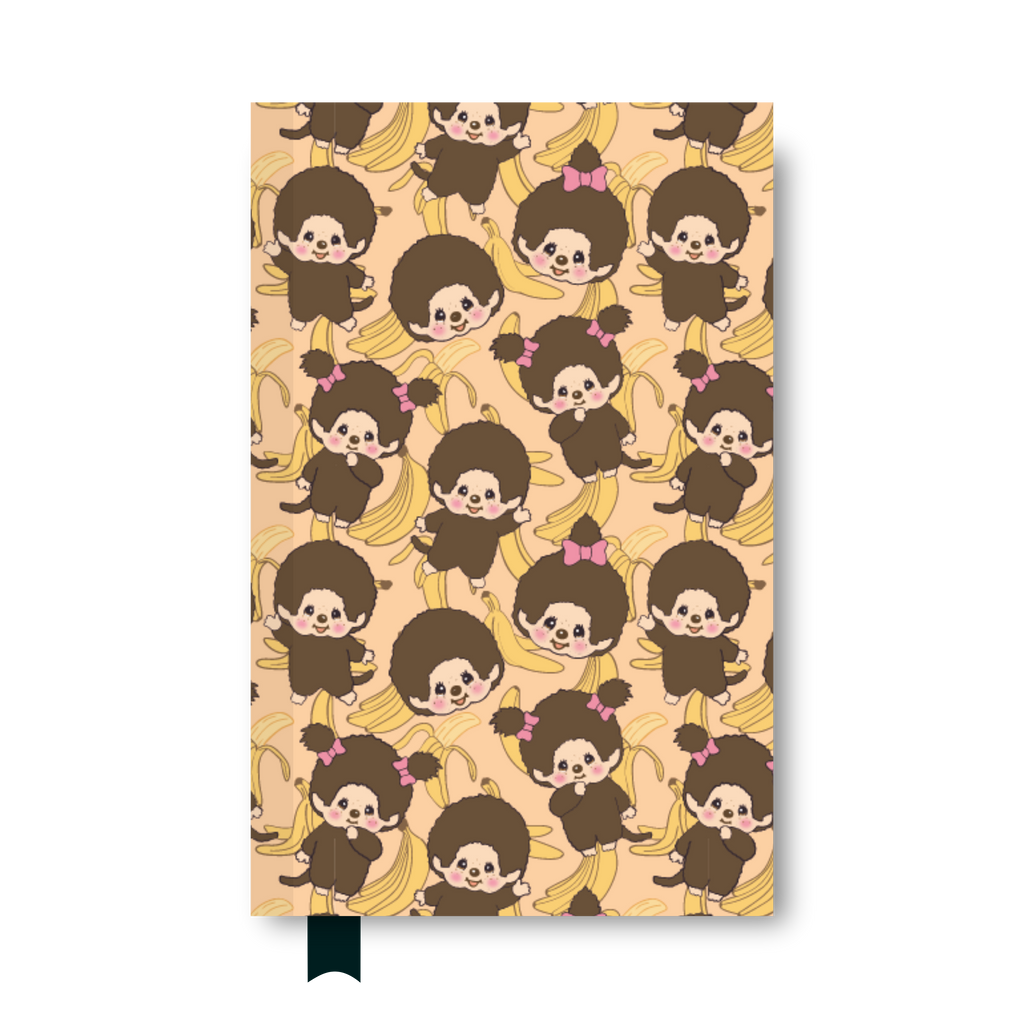 Libreta Media Carta "Monchhichi Banana"