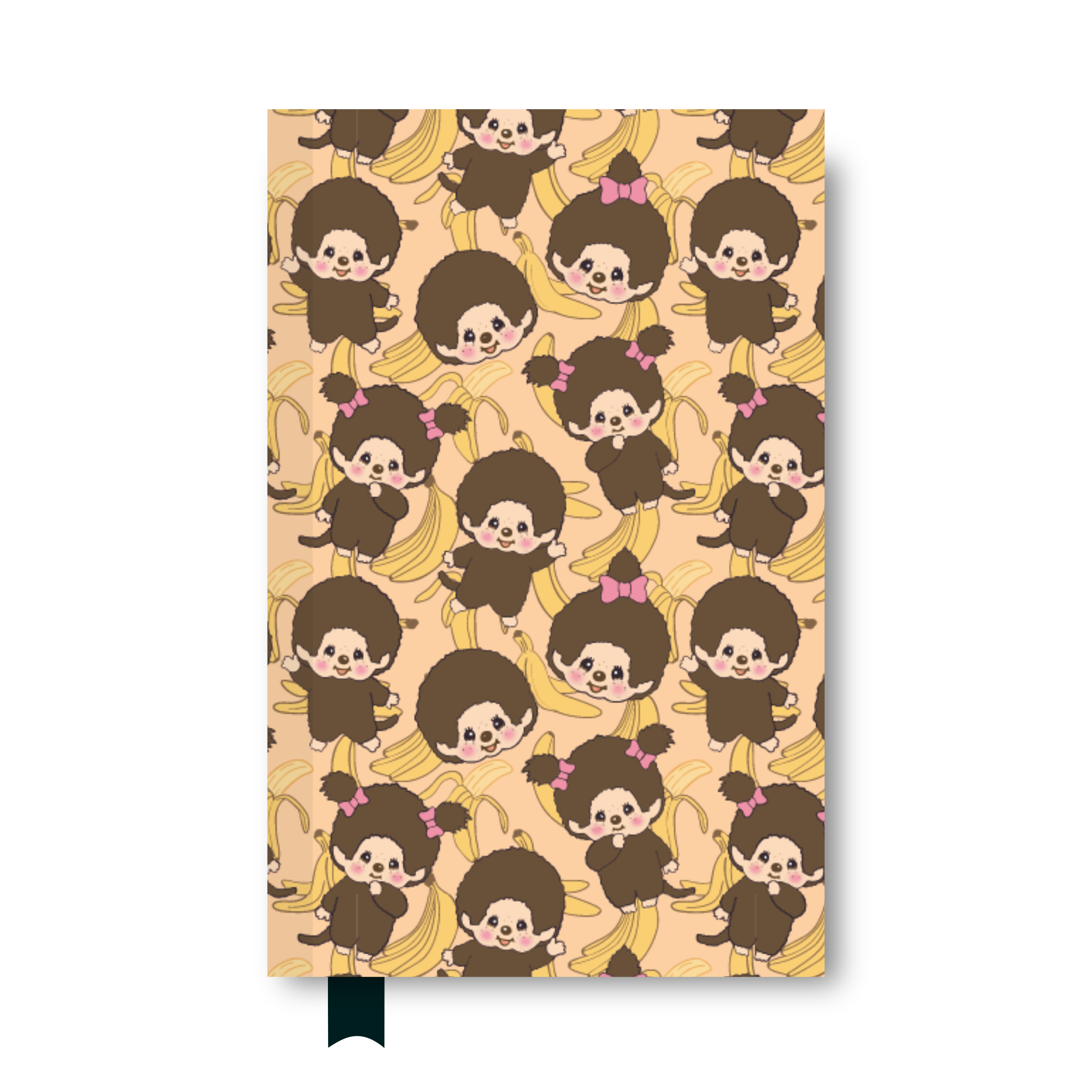 Libreta Media Carta "Monchhichi Banana"
