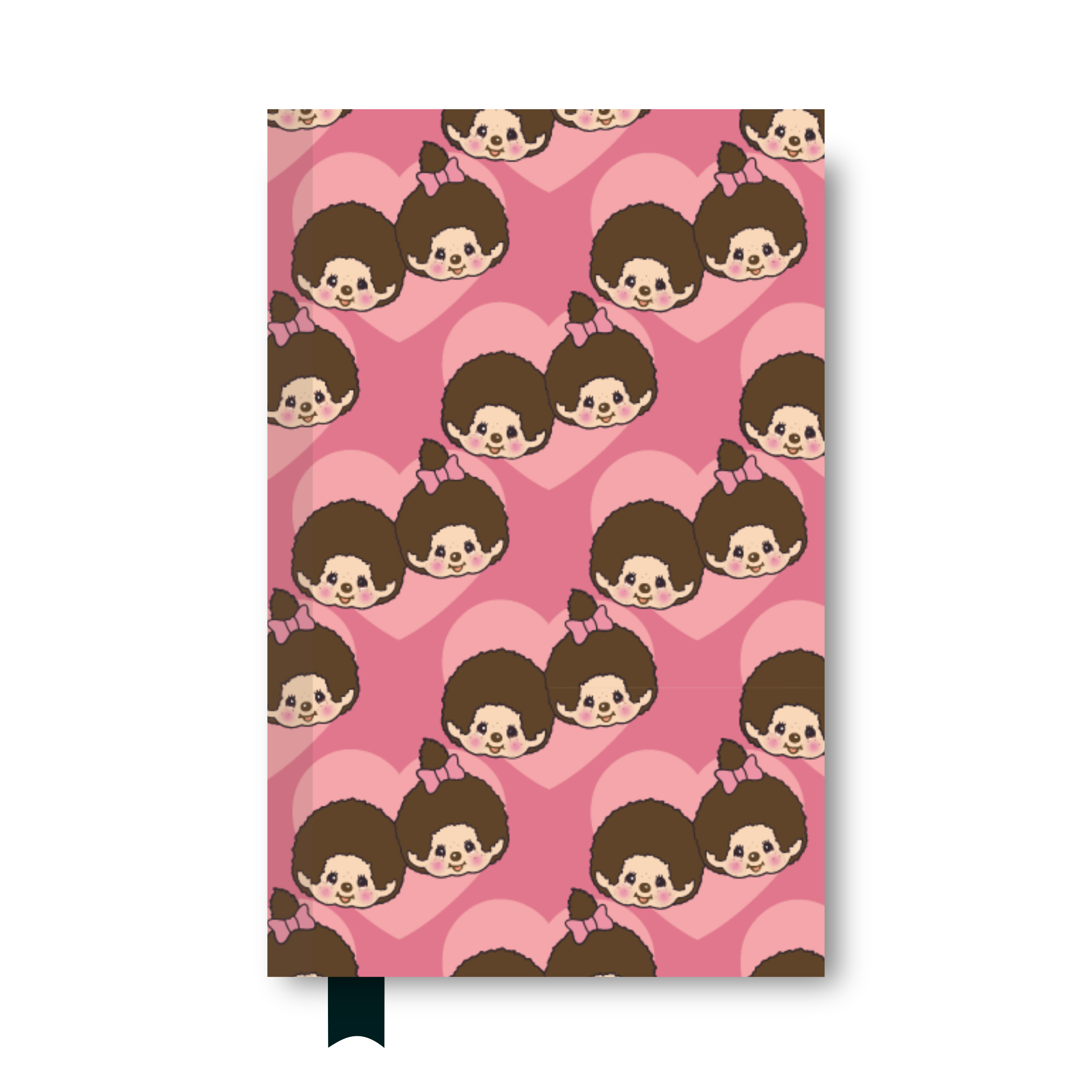 Libreta Media Carta "Pink Monchhichi"
