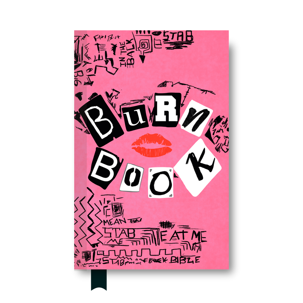 Libreta Media Carta "BURN BOOK"