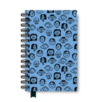 Libreta Media Carta "Caras"