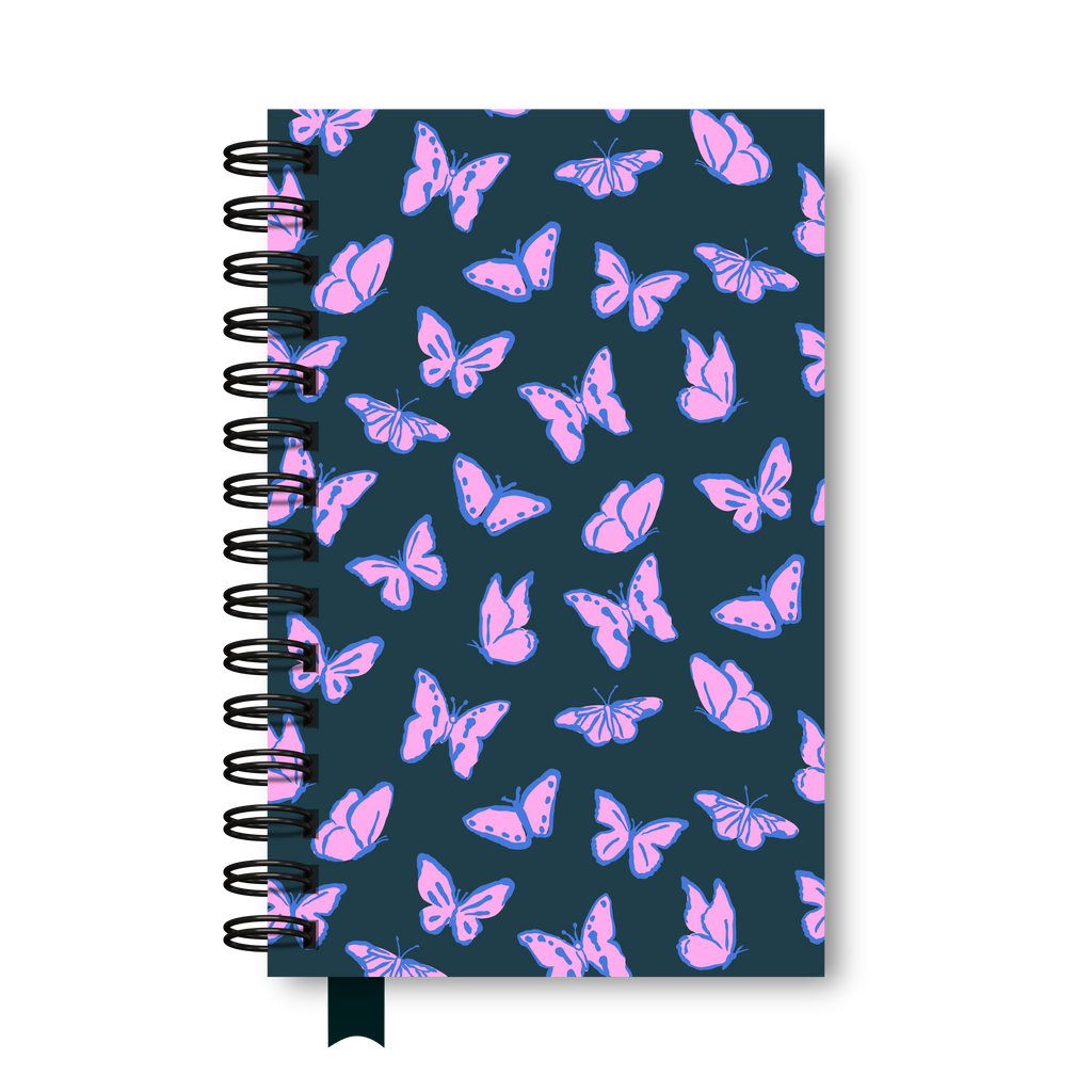 Libreta Media Carta "Mariposas"