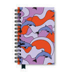 Libreta Media Carta "Delfines"