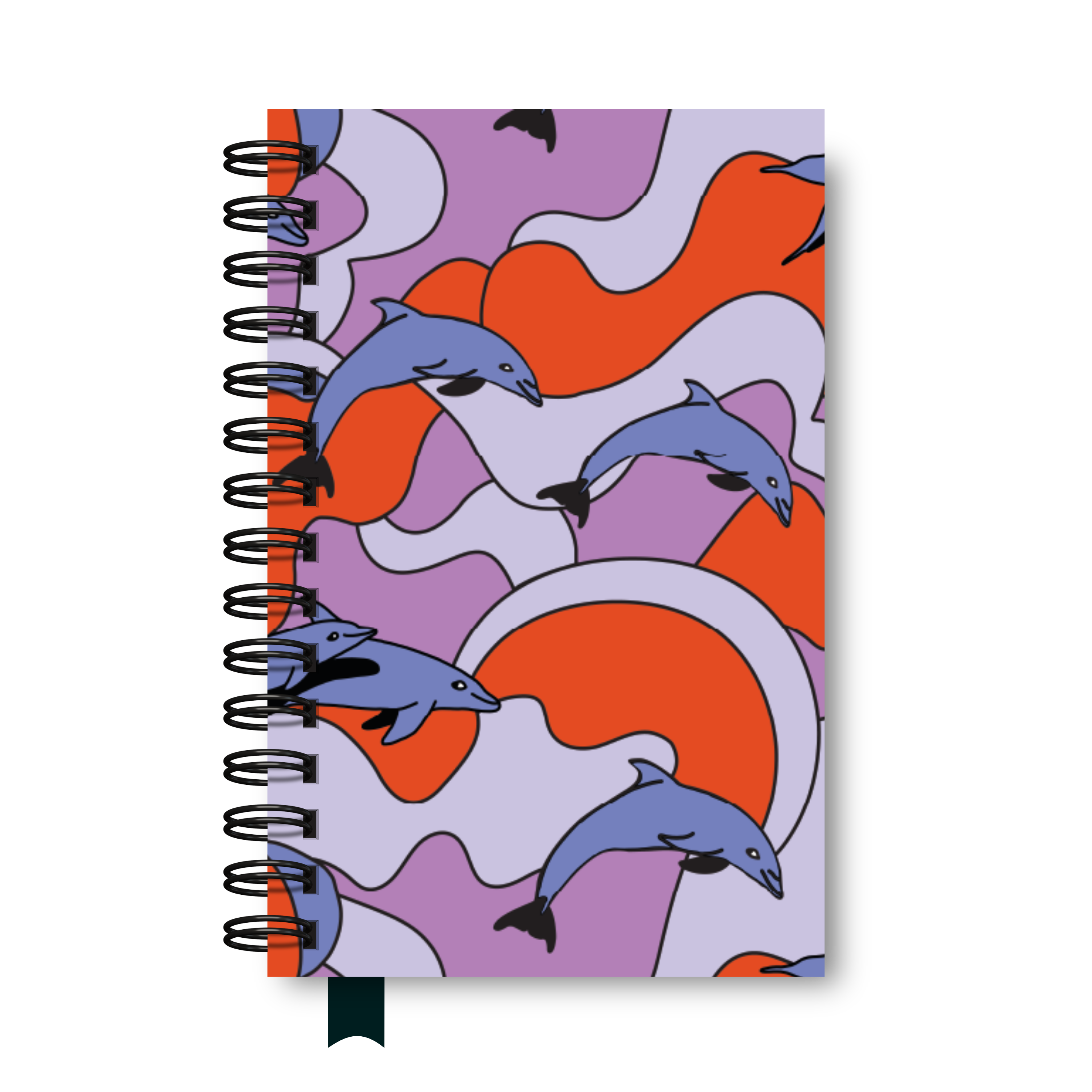 Libreta Media Carta "Delfines"