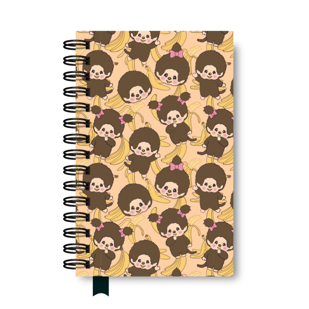 Libreta Media Carta "Monchhichi Banana"