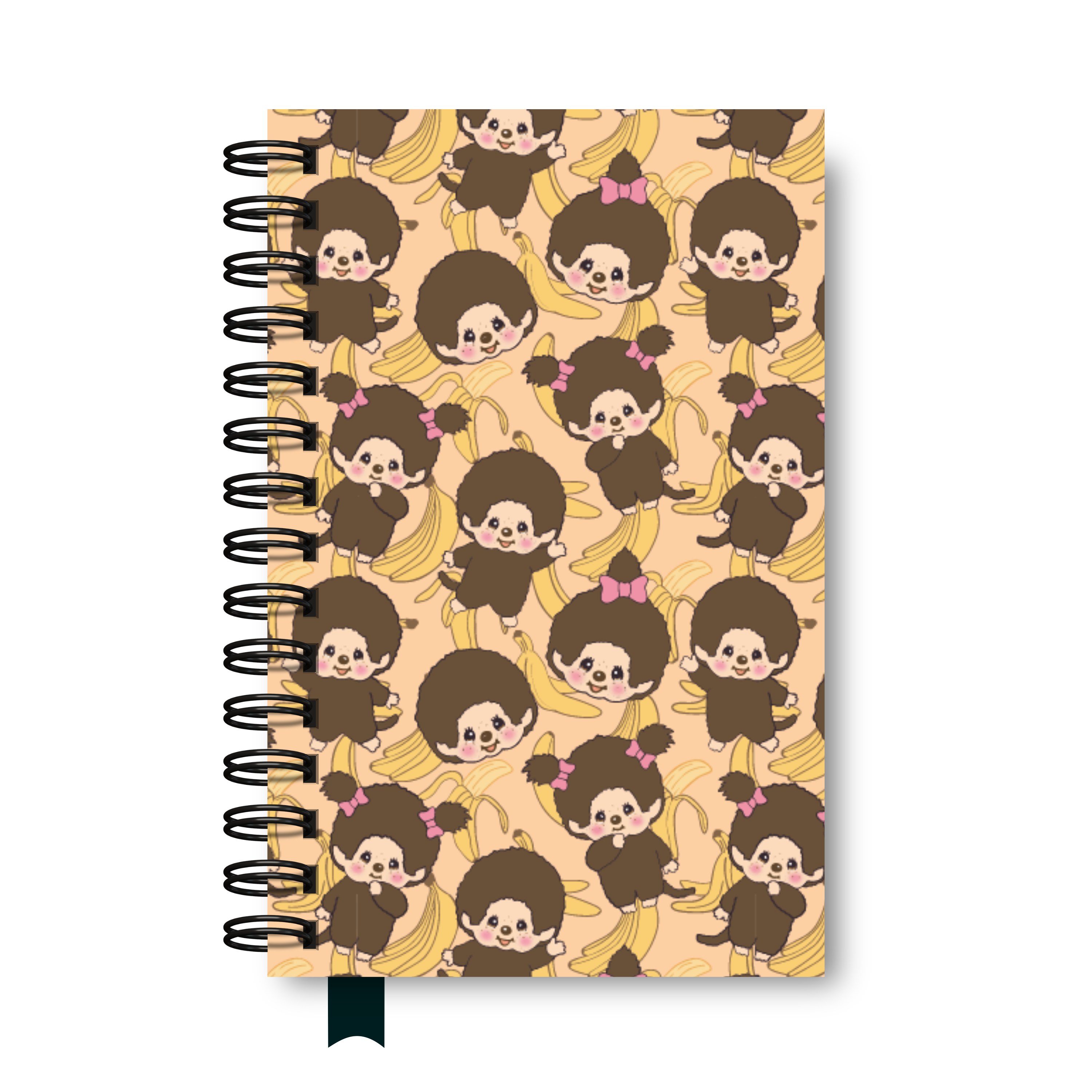 Libreta Media Carta "Monchhichi Banana"