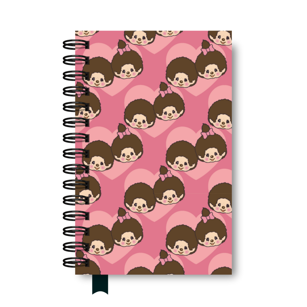 Libreta Media Carta "Pink Monchhichi"