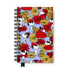 Libreta Media Carta "Snoopy Flores"
