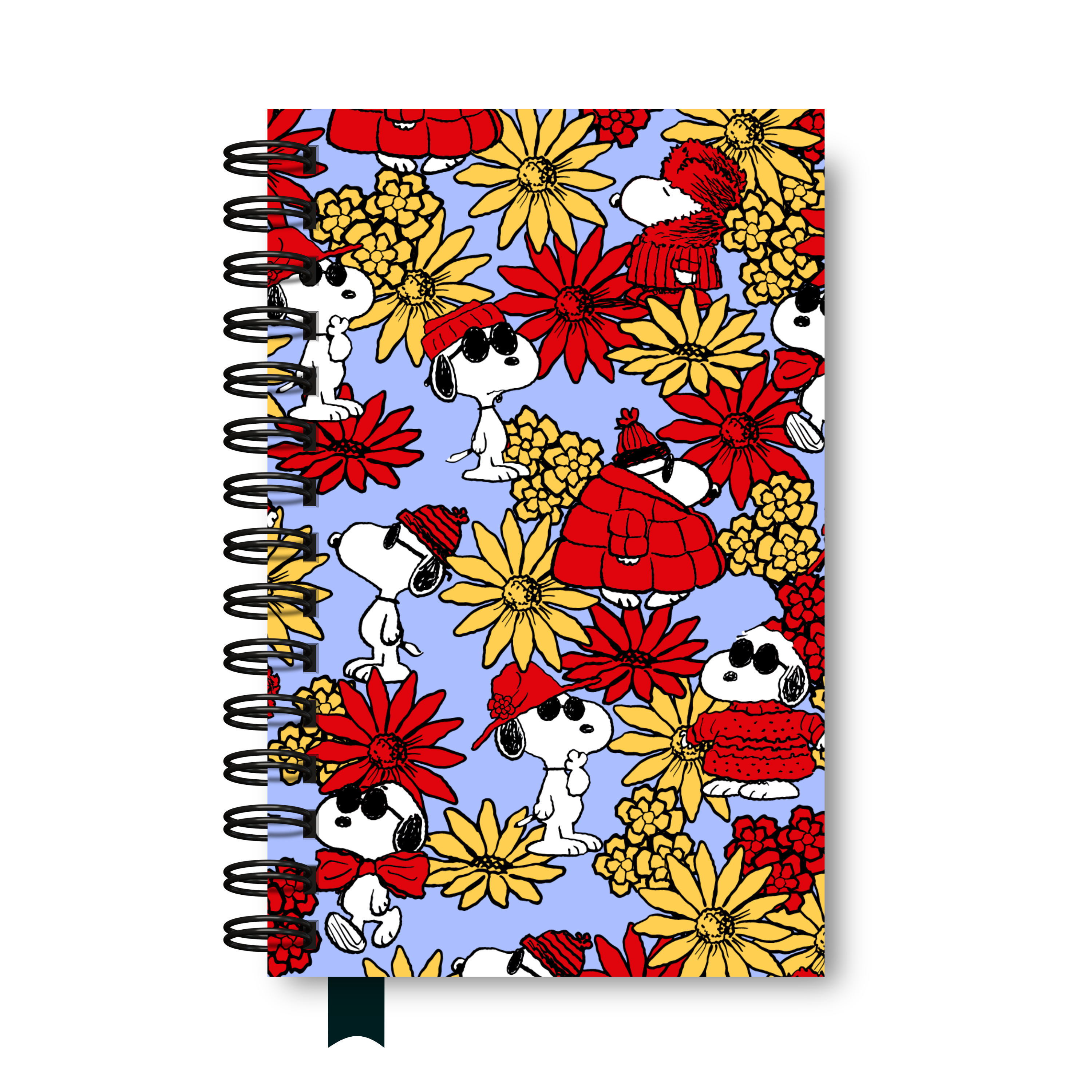 Libreta Media Carta "Snoopy Flores"