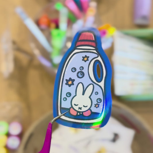 Sticker Vinil Holográfico "Miffy"