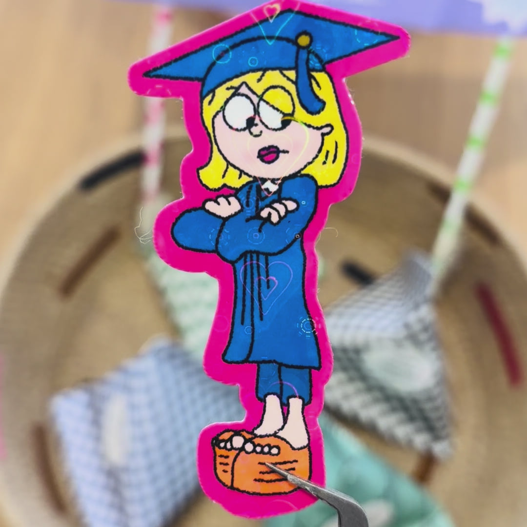 Sticker Vinil Holográfico "Lizzie"